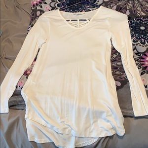 White long sleeve T-shirt
